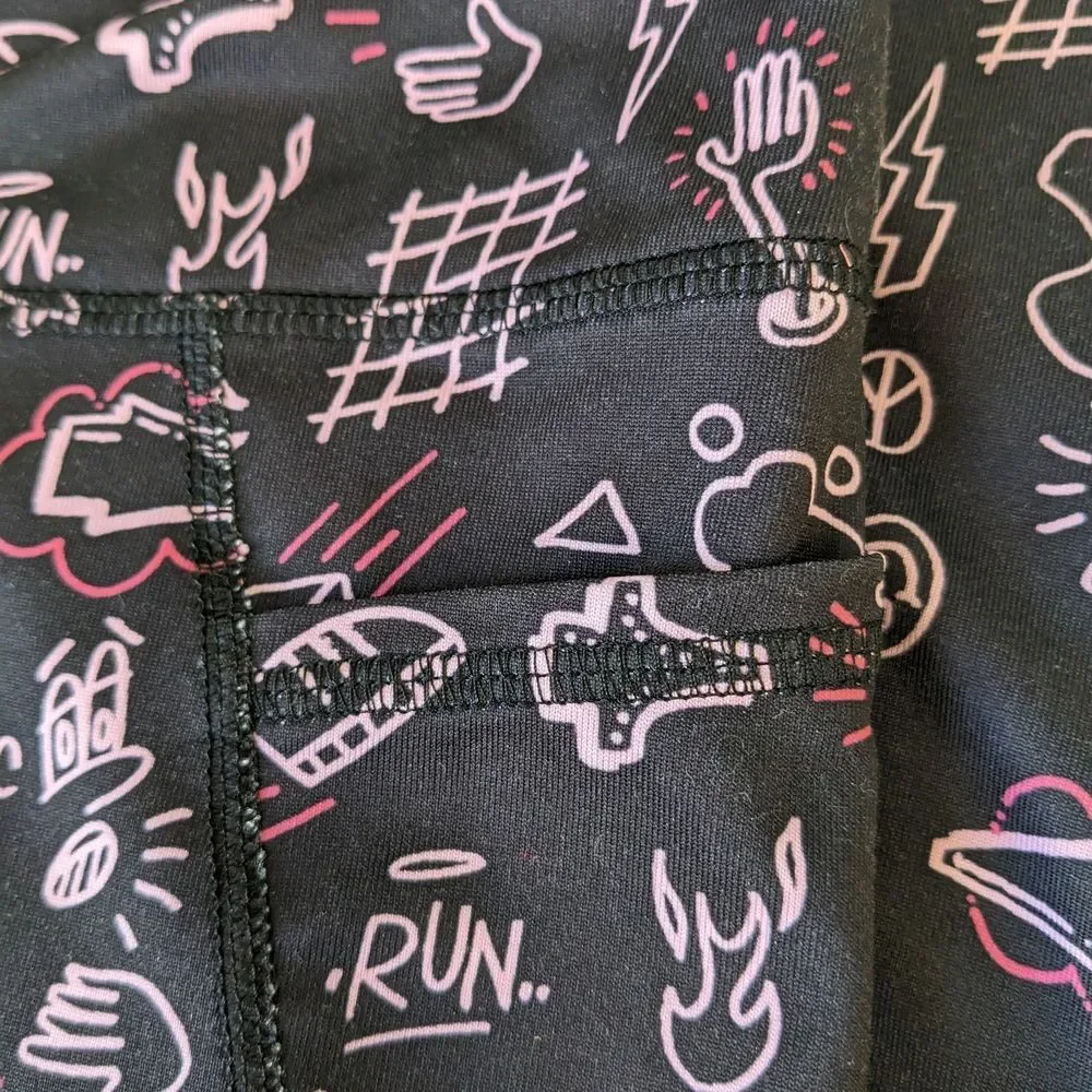 GAPfit/ Champion/ Tek Gear Workout Bundle- 2 Leggings and Top Girls XL